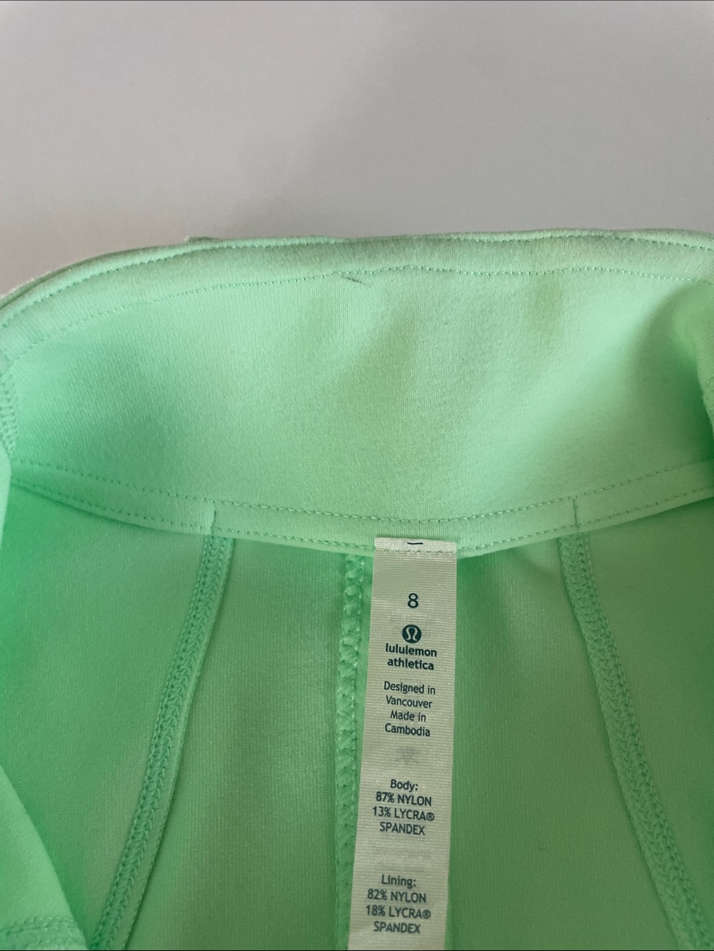 Lululemon Women's Mint Zip-Up Jacket Size 8 - Picture 12 of 16